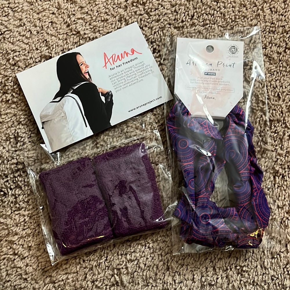Aruna Headband & wrist bands